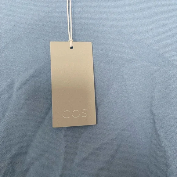 COS Blue Ruffle Sleeve Top - Picture 6 of 6